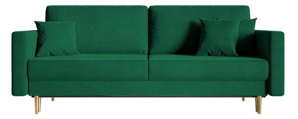 Pohovka trojsedačka Vallera (zelená). Akce -9%