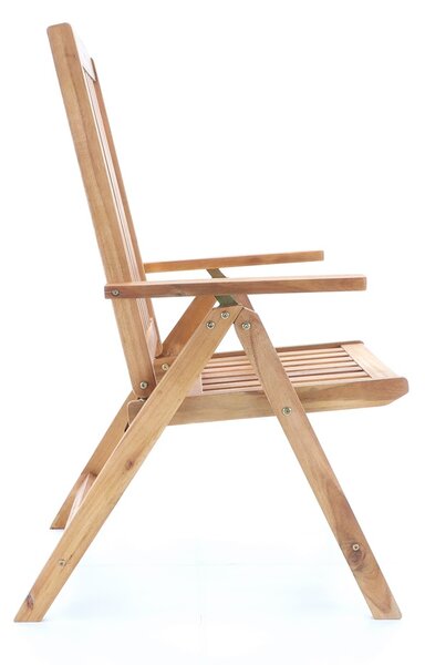 Zahradní židle Kobe, hnědá