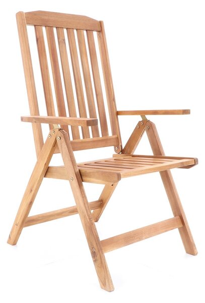 Zahradní židle Kobe, hnědá