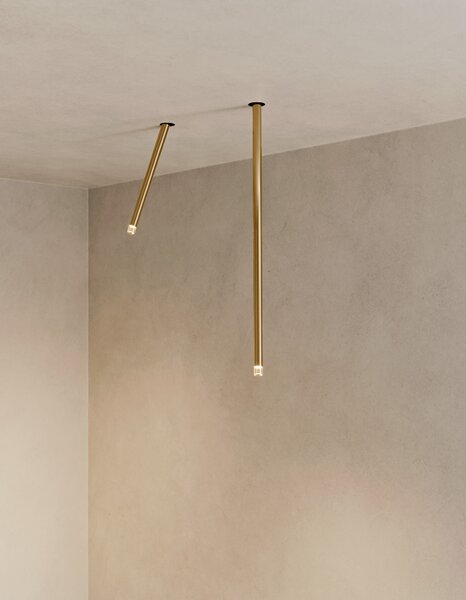 Lodes Designové zápustné LED svítidlo A-Tube Nano Swing, 3W, v. 60 cm, CRI90 Barva: Champagne, Teplota světla: 2700K - teplá bílá