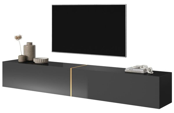 TV skříňka/stolek Bakira 200 (černá). Akce -7%