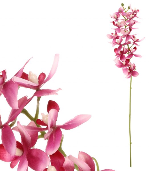 Orchidej drobnokvětá - umělá řezaná, fialová UKK313-LILA, sada 4 ks