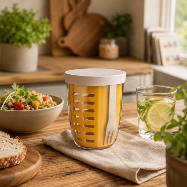Dóza na ovoce a zeleninu Ellipse, 600ml, Mepal, žlutá