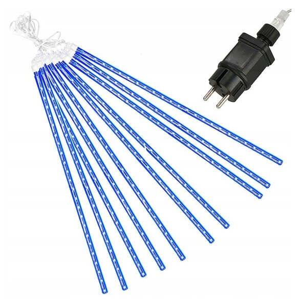LED rampouchy 10ks - 6m, 480LED, IP44, modrá