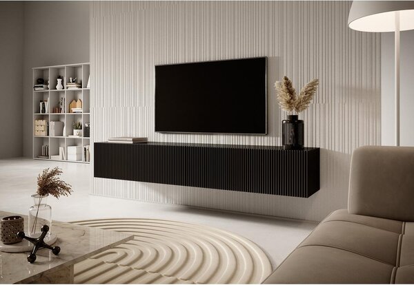 TV skříňka/stolek Vertigo 175 (černá). Akce -12%