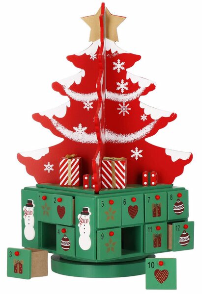 Adventní kalendář Stromeček s přihrádkami