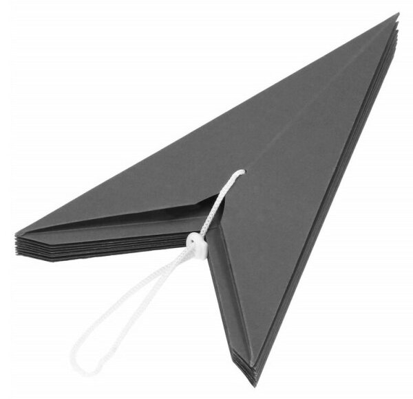 Vánoční ozdoby - Hvězda z papíru 60 cm, šedá