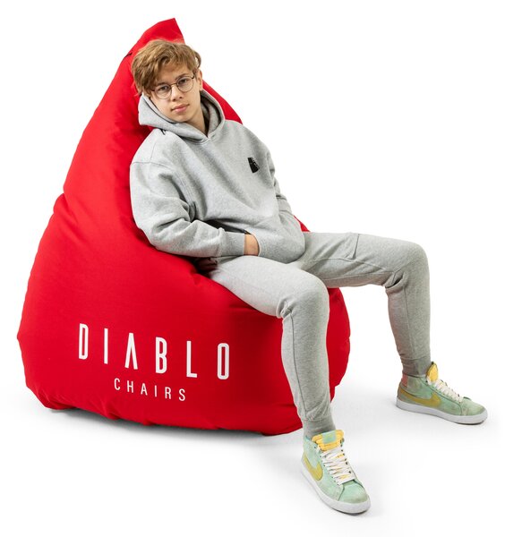 Sedací Vak Diablo Chairs XXL: Červený