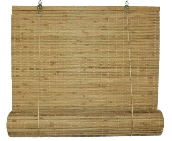 Košíkárna Bambusová roleta 200x100 cm ořech-světle hnědá