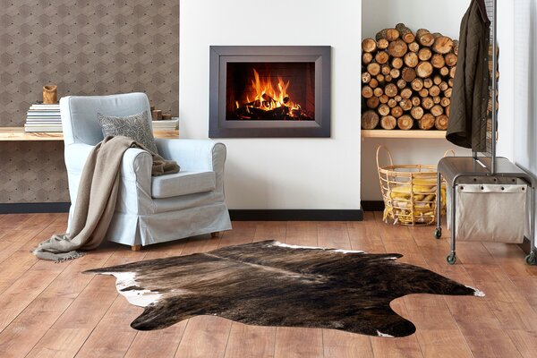 Makro Abra Koberec imitace zvířecí kůže G4740-1 hnědá Rozměr: 100x150 cm