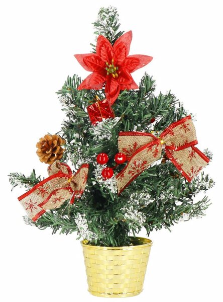 Vánoční stromeček s ozdobami 40 cm