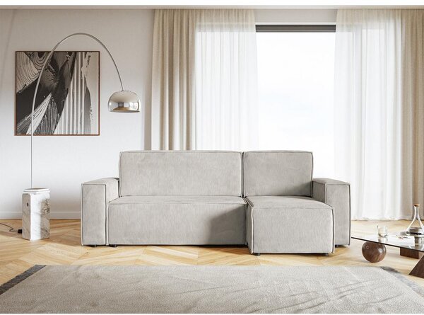 Rohová sedací souprava Copenhagen L (písková + černá)