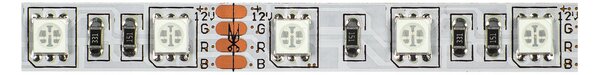 LED pásek - SMD 5050 - RGB - 5m - 60LED/m - 14,4W/h - IP20 - s konektorem EcoLight