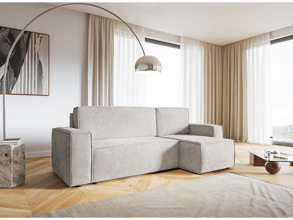 Rohová sedací souprava Copenhagen L (písková + černá)