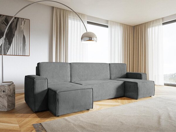Rohová sedací souprava Copenhagen L (popel). Akce -15%