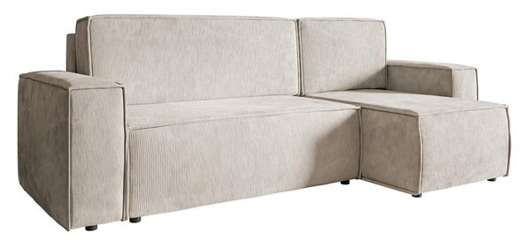 Rohová sedací souprava Copenhagen L (karamelová + černá)