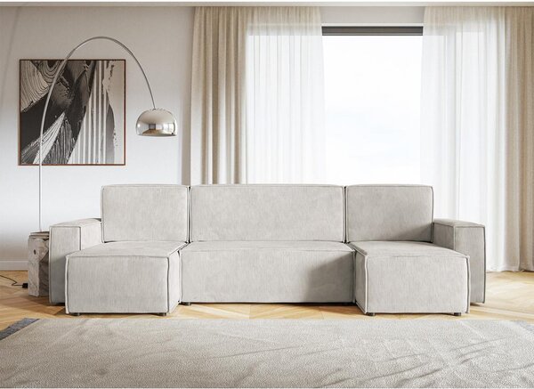 Rohová sedací souprava Copenhagen L (písková + černá)