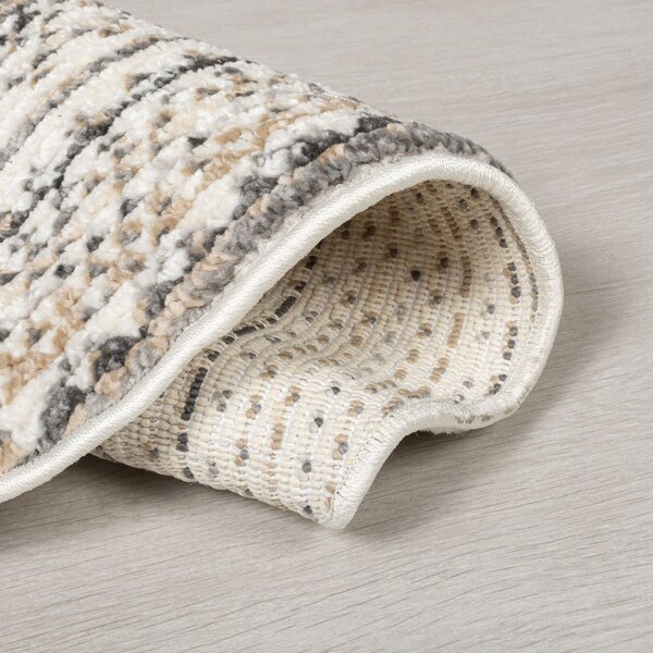 Flair Rugs, Kusový koberec Santiago Camino Natural kruh, 160x160 (průměr) kruh, béžová, ložnice