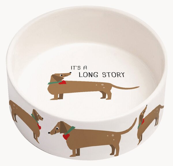 Miska pro psa z kostního porcelánu New Bone China Long Story