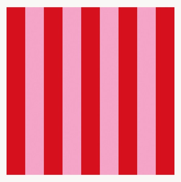 Sada papírových ubrousků Red & Pink, 40 dílů