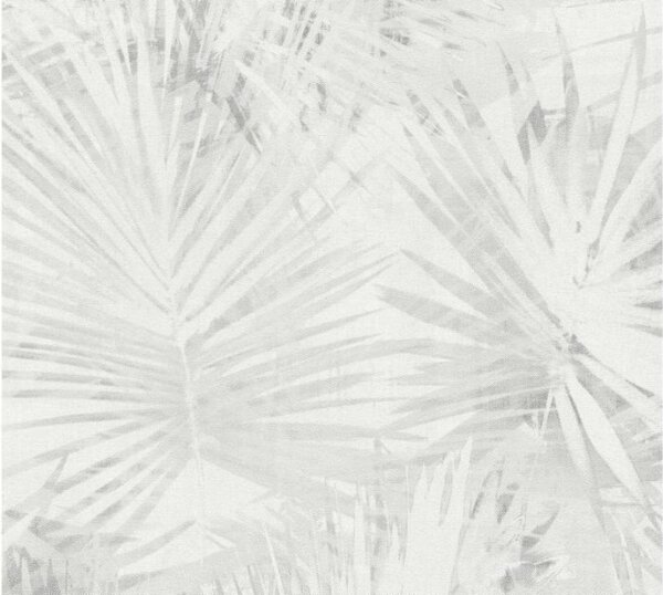 A.S. Création | Vliesová tapeta na zeď Hygge 36385-1 | 0,53 x 10,05 m | bílá, šedá