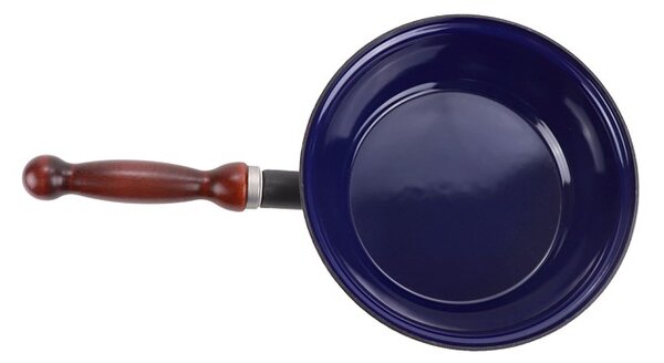 BELIS Smaltovaná pánev ø 20 cm s odnímatelným dřevěným držadlem - BSE - 67420-07B000Y3