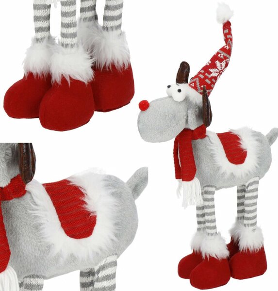 Svítící sob s čepicí 61 cm