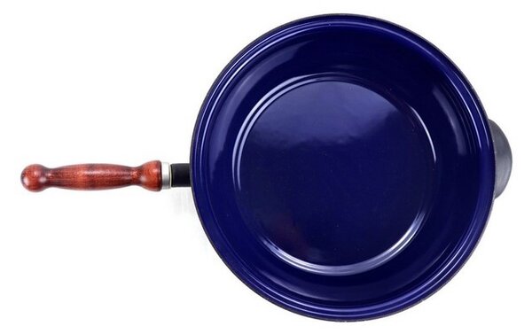 SFINX Smaltovaná pánev BSE s odnímatelným dř. držadlem a skl. poklicí 26 cm