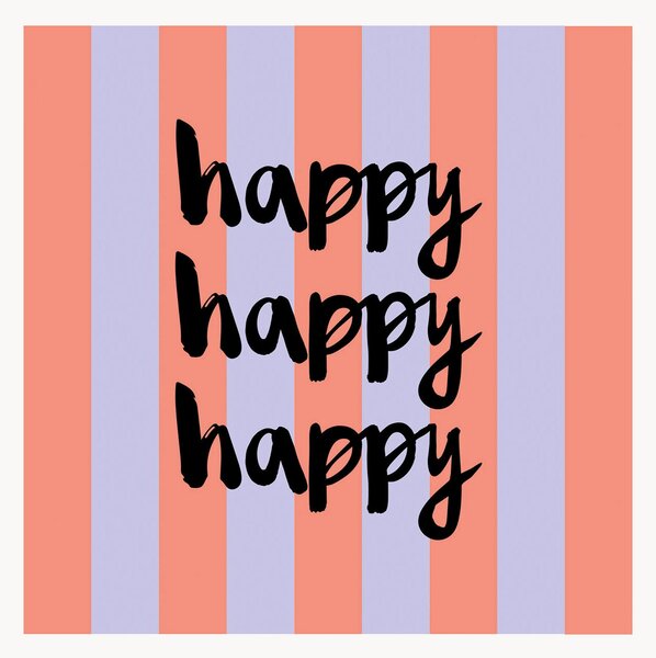 Sada papírových ubrousků Happy, 40 dílů