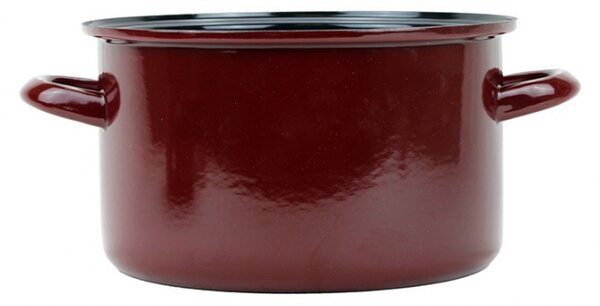 BELIS Smaltovaný hrnec ø 20 cm - 3.6 l - STANDARD BORDO - 21420-08300005