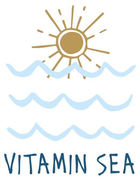Sada papírových ubrousků Seaside Sun, 40 dílů