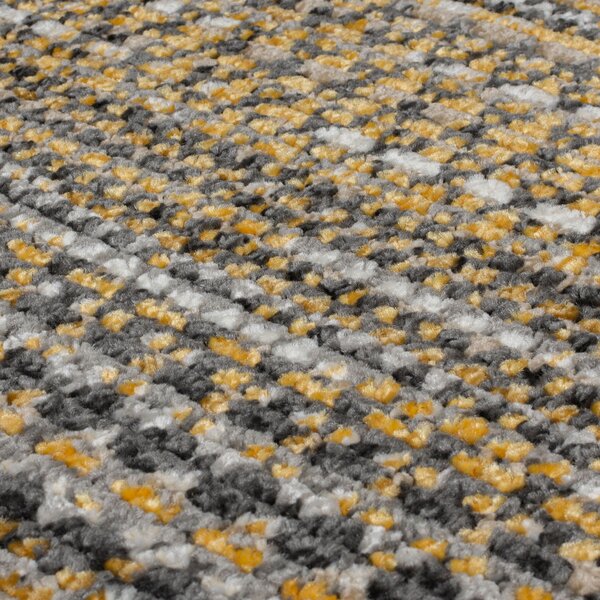 Flair Rugs, Kusový koberec Santiago Camino Yellow, 120x160, žlutá, ložnice