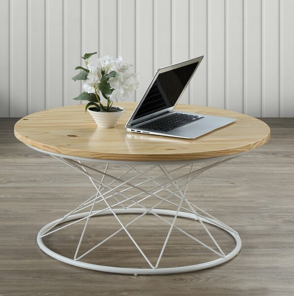 Cassaredo Konferenční stolek PURE I S1 natural/bílá