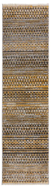 Flair Rugs, Běhoun Santiago Camino Yellow, 60x230, žlutá, ložnice