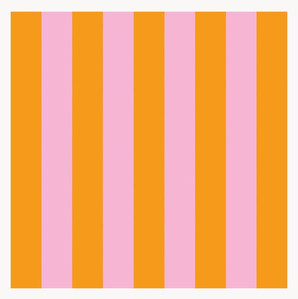 Sada papírových ubrousků Orange & Pink, 40 dílů