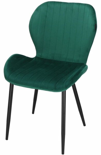 Jídelní židle SPRINGOS Eloria HF0030 tmavě zelená