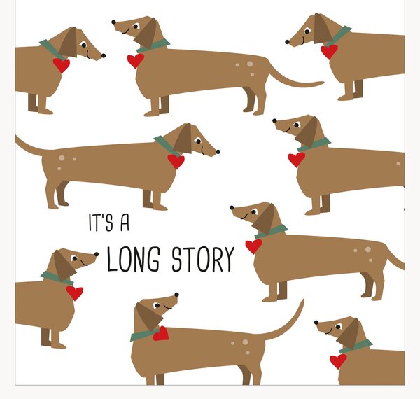 Sada papírových ubrousků Long Story, 40 dílů