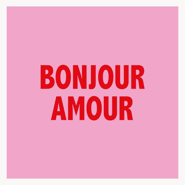 Sada papírových ubrousků Bonjour Amour, 40 dílů
