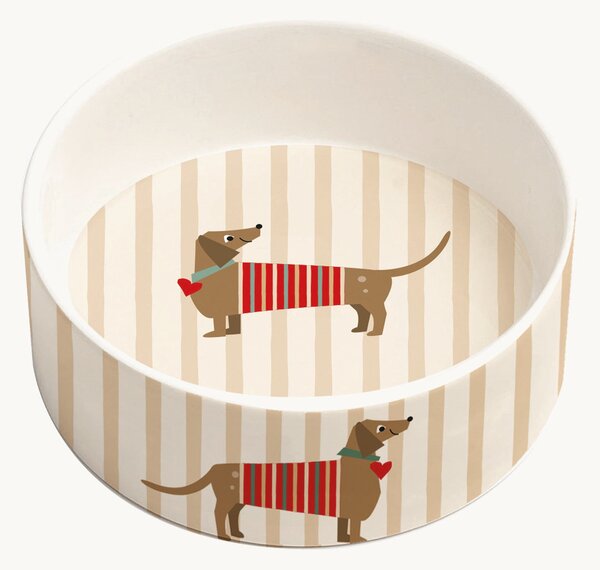 Miska pro psa z kostního porcelánu New Bone China Sir Toby