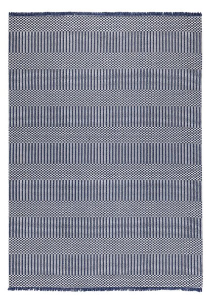 Modrý bavlněný koberec Oyo home Casa, 150 x 220 cm