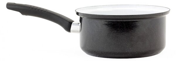 SFINX Smaltovaný rendlík s držadlem STANDARD černý 16cm/ 1,4l