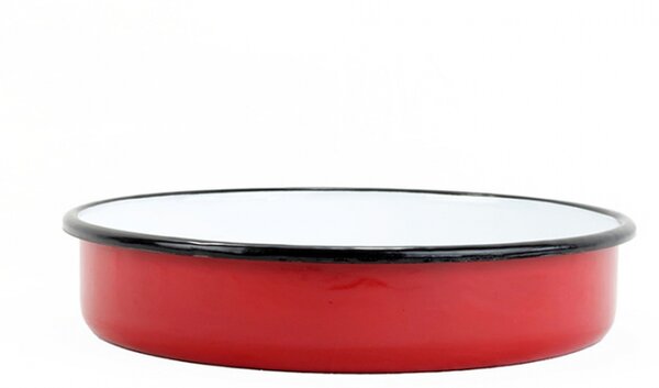 Pizza plech červený 24 cm, vyrobeno pro BELIS/SFINX
