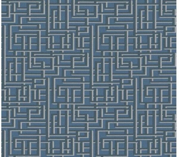 A.S. Création | Vliesová tapeta na zeď Palila 36312-5 | 0,53 x 10,05 m | modrá, šedá