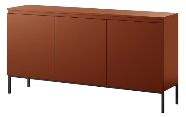 Skříňka Bennasi B3 (červená cihla + černá). Akce -9%