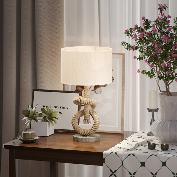 Stolní lampa s USB portem, dekorativní, námořní styl B31-462V90CW