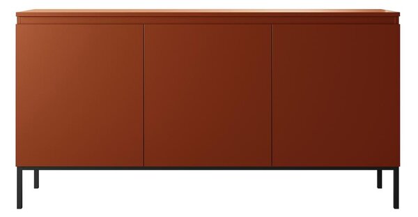 Skříňka Bennasi B3 (červená cihla + černá). Akce -9%