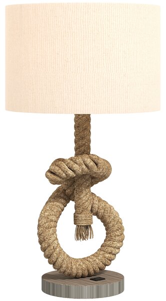 Stolní lampa s USB portem, dekorativní, námořní styl B31-462V90CW