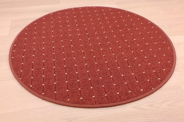 Condor Carpets, AKCE: 300x300 (průměr) kruh cm Kusový koberec Udinese terra kruh, oranžová, chodba / předsíň