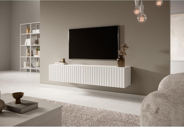 TV skříňka/stolek Tenessie 138 (bílá). Akce -14%