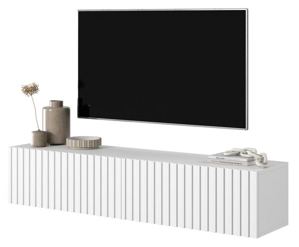 TV skříňka/stolek Tenessie 138 (bílá). Akce -14%